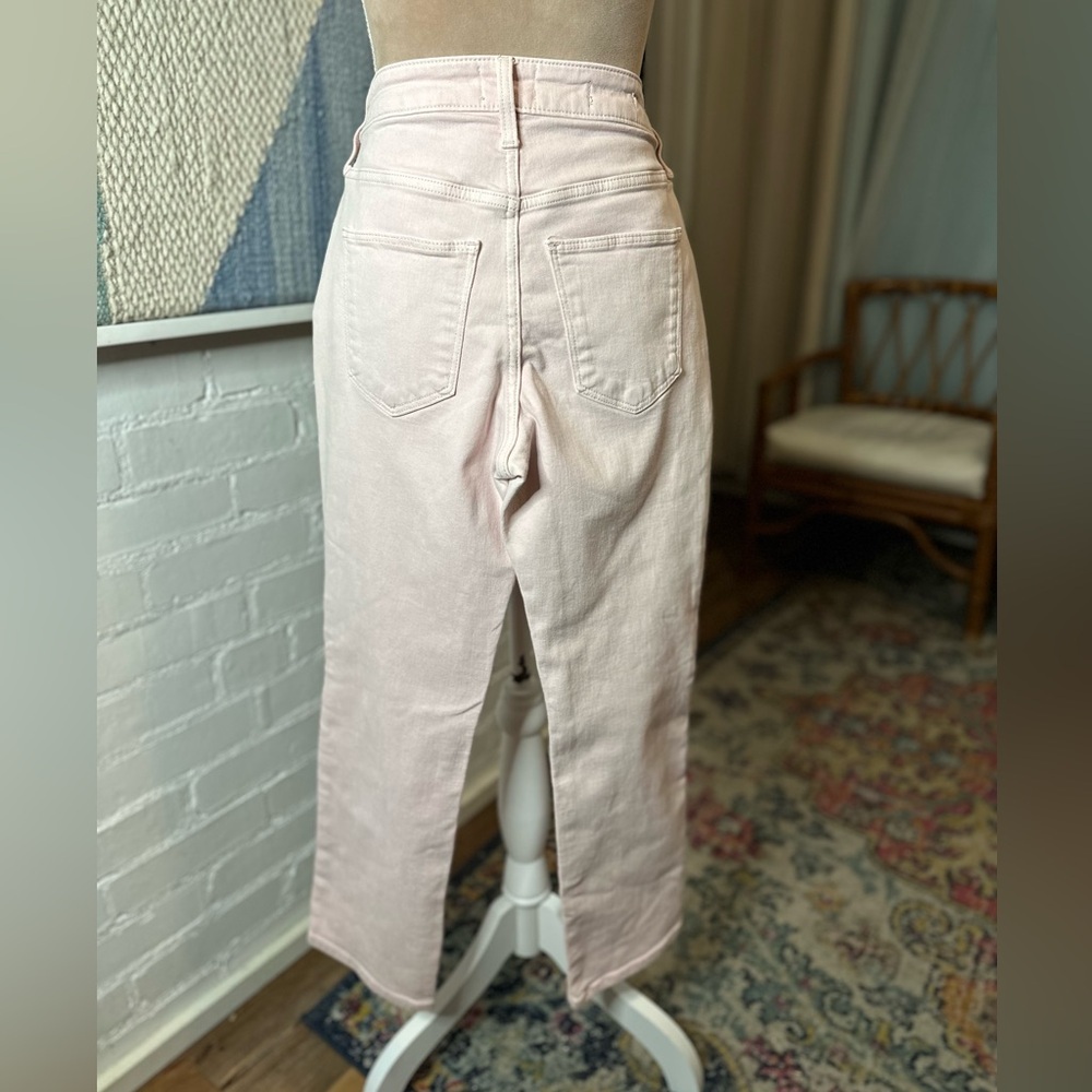 Universal Thread Pink High Rise Slim Straight Jeans - Picture 10 of 14